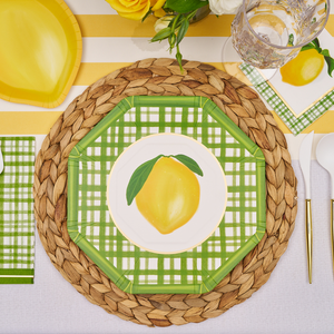 Platos Grandes Lemon & Stem / Paquete de 8