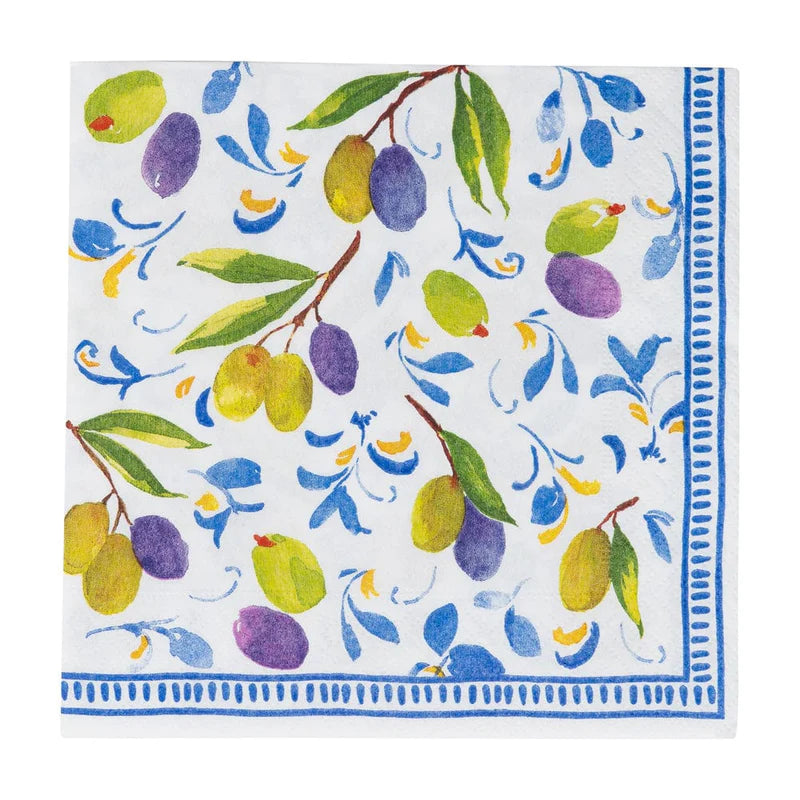 Servilleta Cocktail Mediterranean Blue / Paquete de 20