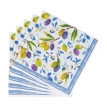 Cargar imagen en el visor de la galería, Servilleta Cocktail Mediterranean Blue / Paquete de 20
