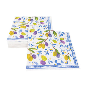 Servilleta Cocktail Mediterranean Blue / Paquete de 20