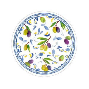 Platos de Postre Mediterranean Blue / Paquete de 8