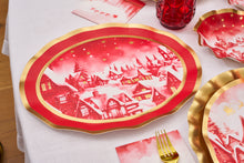 Cargar imagen en el visor de la galería, Bandejas de Servir Christmas Village   / Paquete de 8
