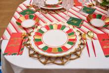 Cargar imagen en el visor de la galería, Platos Grandes Joyful Christmas - Paquete de 8
