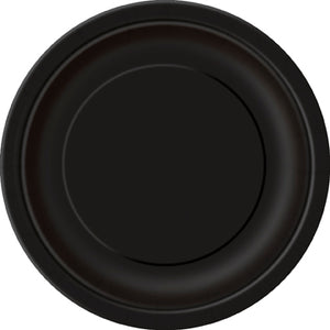 Platos de Postre Midnight Black  - Paquete de 8