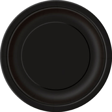 Platos de Postre Midnight Black  - Paquete de 8