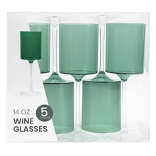 Cargar imagen en el visor de la galería, Copas de Vino Two Tone - Paquete de 5
