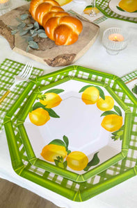 Platos de Postre Lemon & Stem / Paquete de 8