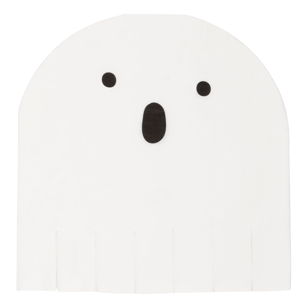 Servilletas Lunch Fringed Ghost  / Paquete de 16