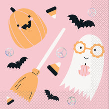 Cargar imagen en el visor de la galería, Servilletas Lunch Groovy Halloween / Paquete de 16
