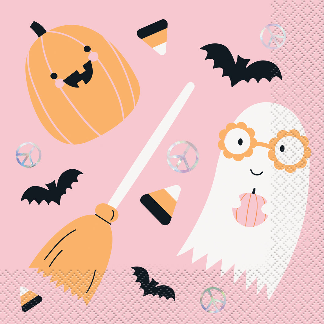 Servilletas Lunch Groovy Halloween / Paquete de 16