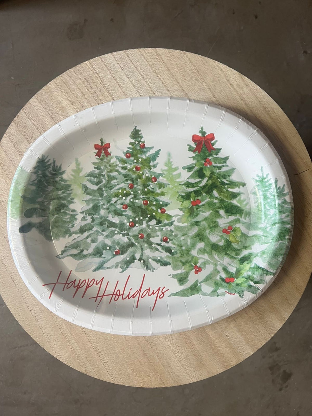 Bandejas de Servir Happy Holidays / Paquete de 8