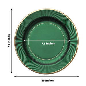 Platos Grandes Emerald Sunray _ Paquete de 8