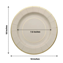 Cargar imagen en el visor de la galería, Platos Grandes Taupe Sunray - Paquete de 8
