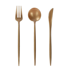 Cubiertos Dorados Proud Mary / Set para 20 Personas - 60 Piezas