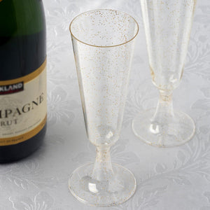 Copas Champagne Glitter - Paquete de 12