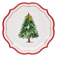 Cargar imagen en el visor de la galería, Platos Grandes Merry &amp; Bright - Paquete de 8
