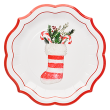 Cargar imagen en el visor de la galería, Platos de Postre Merry &amp; Bright - Paquete de 8
