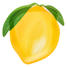 Cargar imagen en el visor de la galería, Platos de Postre Lemon Shaped / Paquete de 8

