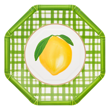 Cargar imagen en el visor de la galería, Platos Grandes Lemon &amp; Stem / Paquete de 8
