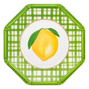 Platos Grandes Lemon & Stem / Paquete de 8