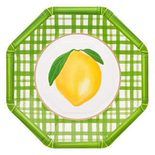 Platos Grandes Lemon & Stem / Paquete de 8