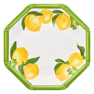 Platos de Postre Lemon & Stem / Paquete de 8