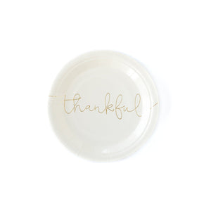 Platos de Postre Thankful - Paquete de 8