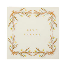 Cargar imagen en el visor de la galería, Servilletas Cocktail Give Thanks - Paquete de 24
