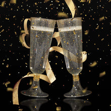 Cargar imagen en el visor de la galería, Copas Champagne Glitter - Paquete de 12
