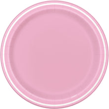 Cargar imagen en el visor de la galería, Platos Grandes Lovely Pink Thin Stripe - Paquete de 8
