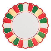 Cargar imagen en el visor de la galería, Platos Grandes Joyful Christmas - Paquete de 8
