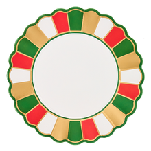 Cargar imagen en el visor de la galería, Platos de Postre Joyful Christmas - Paquete de 8
