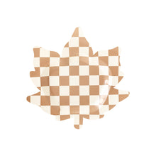 Cargar imagen en el visor de la galería, Platos Grandes Checkered Maple Plate - Paquete de 8
