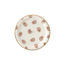 Cargar imagen en el visor de la galería, Platos de Postre Pine Cone - Paquete de 8
