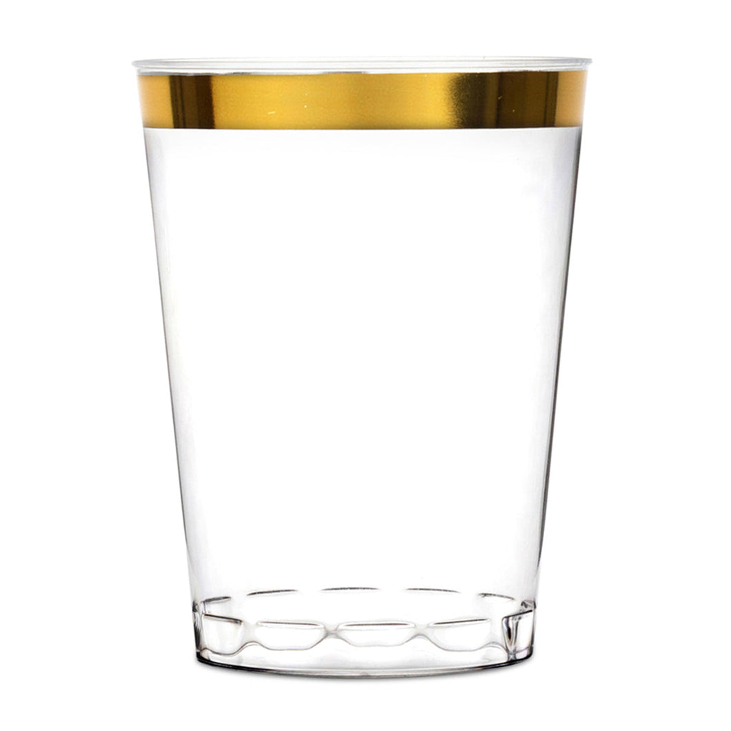 Vasos Tumblers Dorado 14 OZ / Paquete de 10