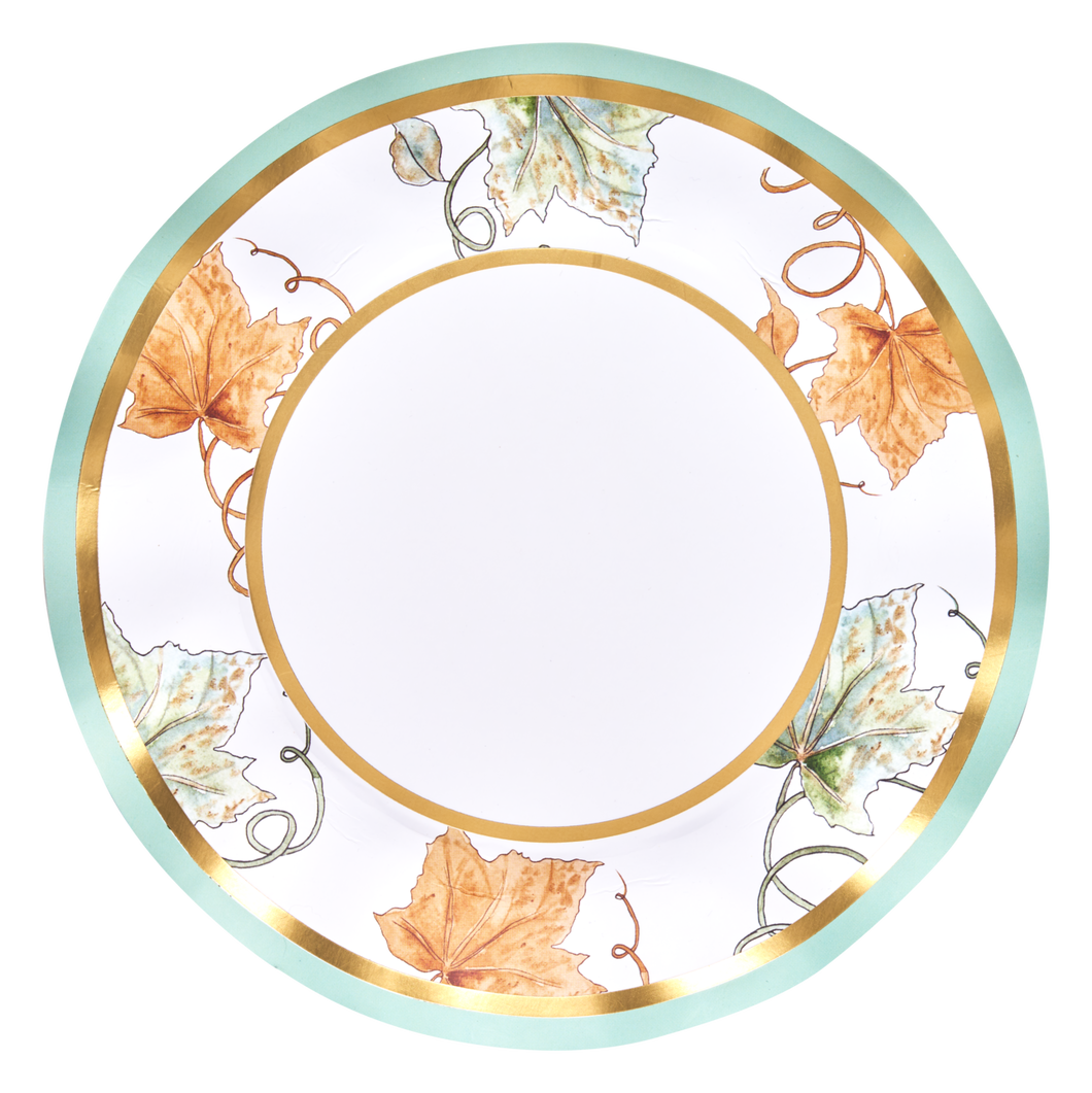 Platos Grandes Bright & Thankful  - Paquete de 8