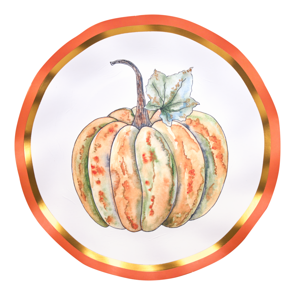 Platos de Postre Bright & Thankful  - Paquete de 8