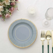 Cargar imagen en el visor de la galería, Platos de Postre Sunray Dusty Blue - Paquete de 8
