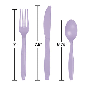 Luscious Lavander Cutlery - Happy Plates