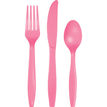 Cargar imagen en el visor de la galería, Candy Pink Cutlery - Happy Plates
