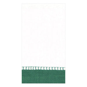 Servilleta Guest Linen Emerald / Paquete de 15