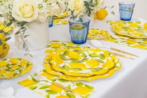 Plato Grande Lemon / Set de 8