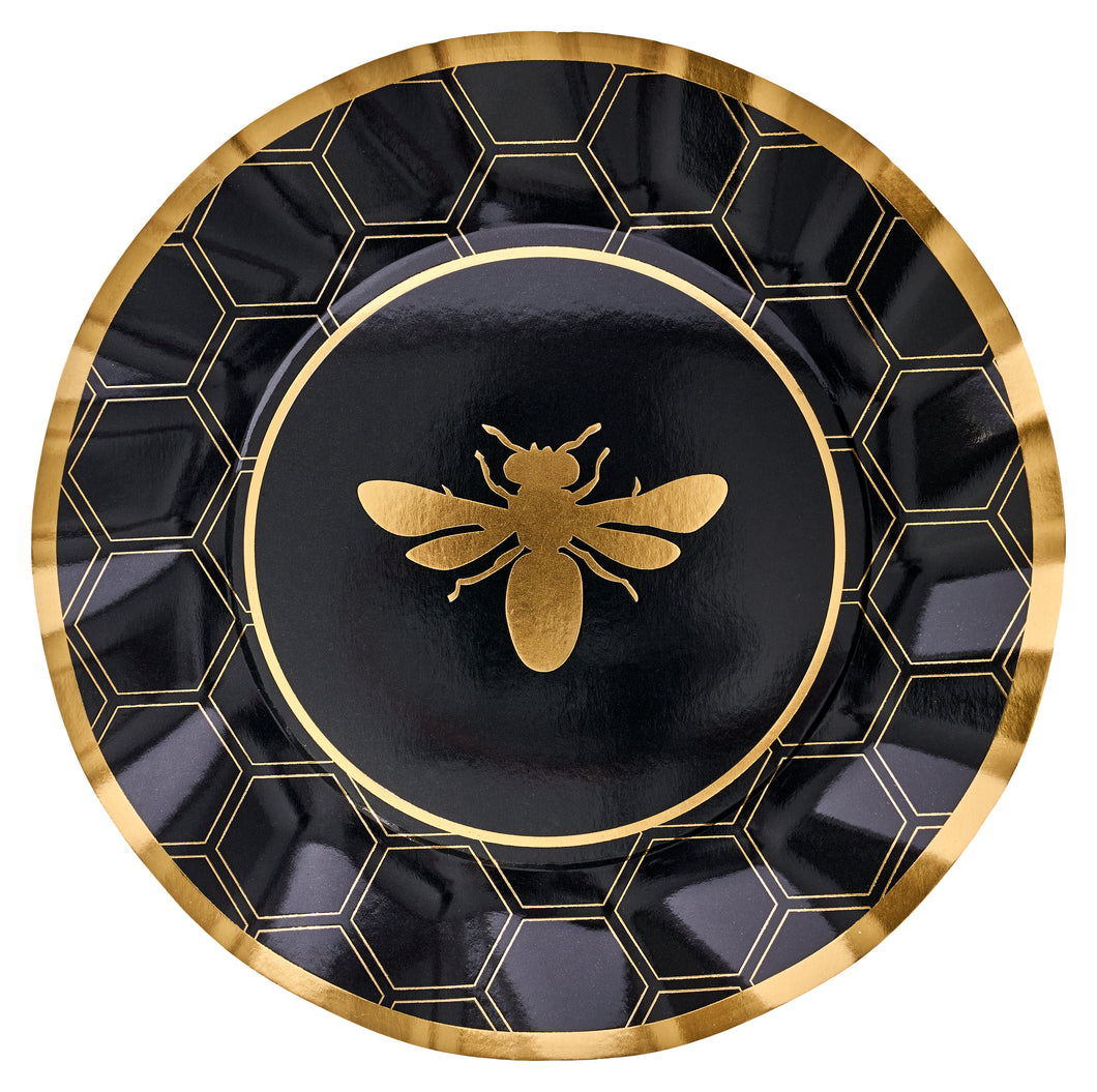 Platos Grandes Honeybee / Paquete de 8