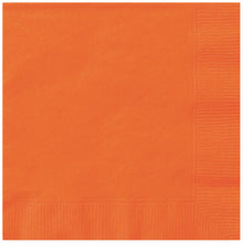Cargar imagen en el visor de la galería, Servilletas Pumpkin Orange /  Paquete de 20
