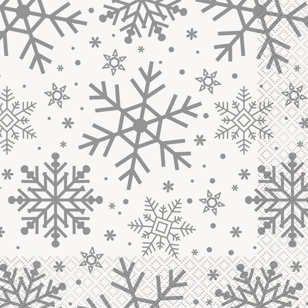Servilletas Snowflakes / Paquete de 16