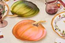Cargar imagen en el visor de la galería, Platos Pumpkin Autumn Bouquet / Paquete de 8
