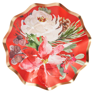 Platos Appetizer Bowl Winter Blossom - Paquete de 8
